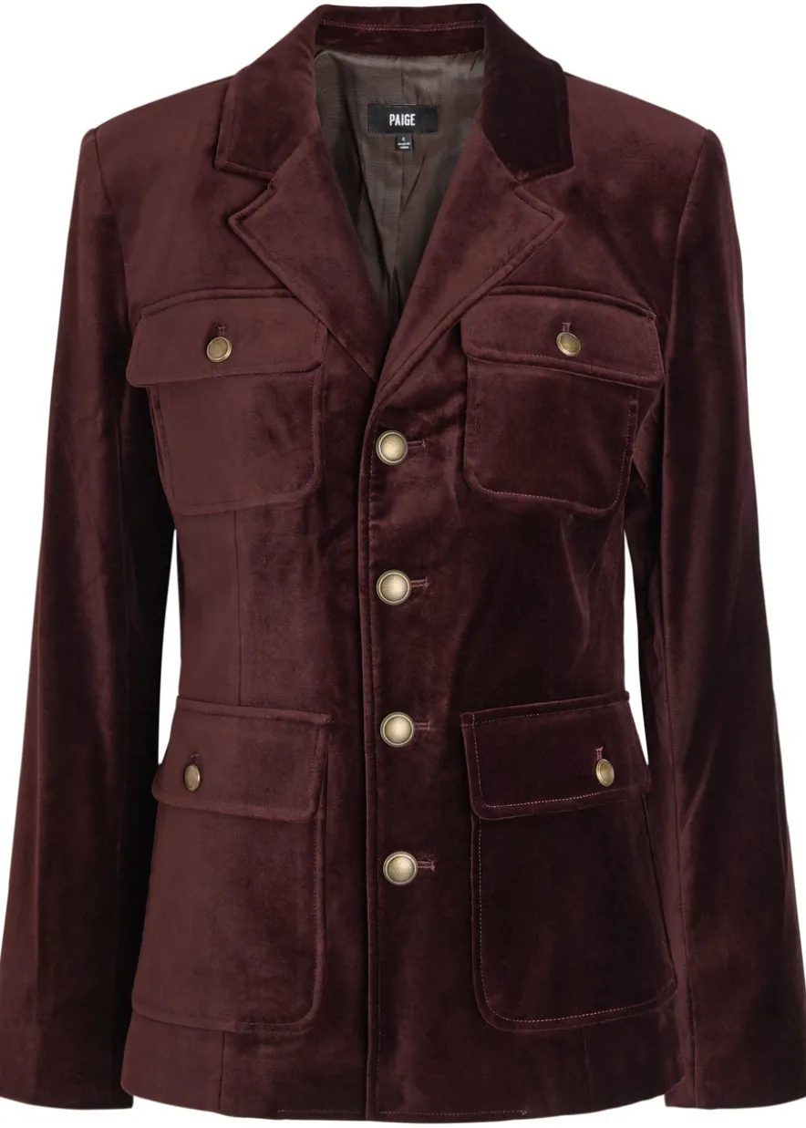 Reign velvet jacket