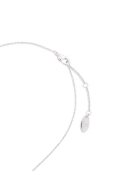 Reina orb silver-plated necklace