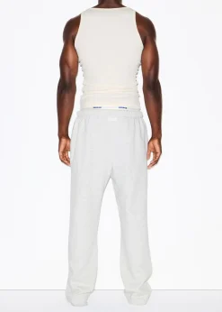 Relaxed cotton-blend sweatpants