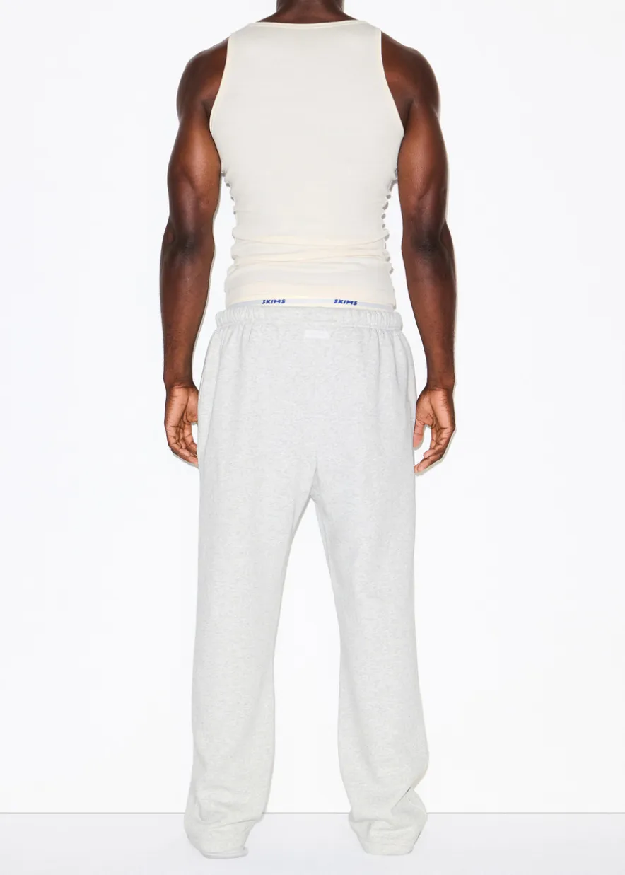 Relaxed cotton-blend sweatpants