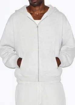 Relaxed cotton-blend sweatshirt