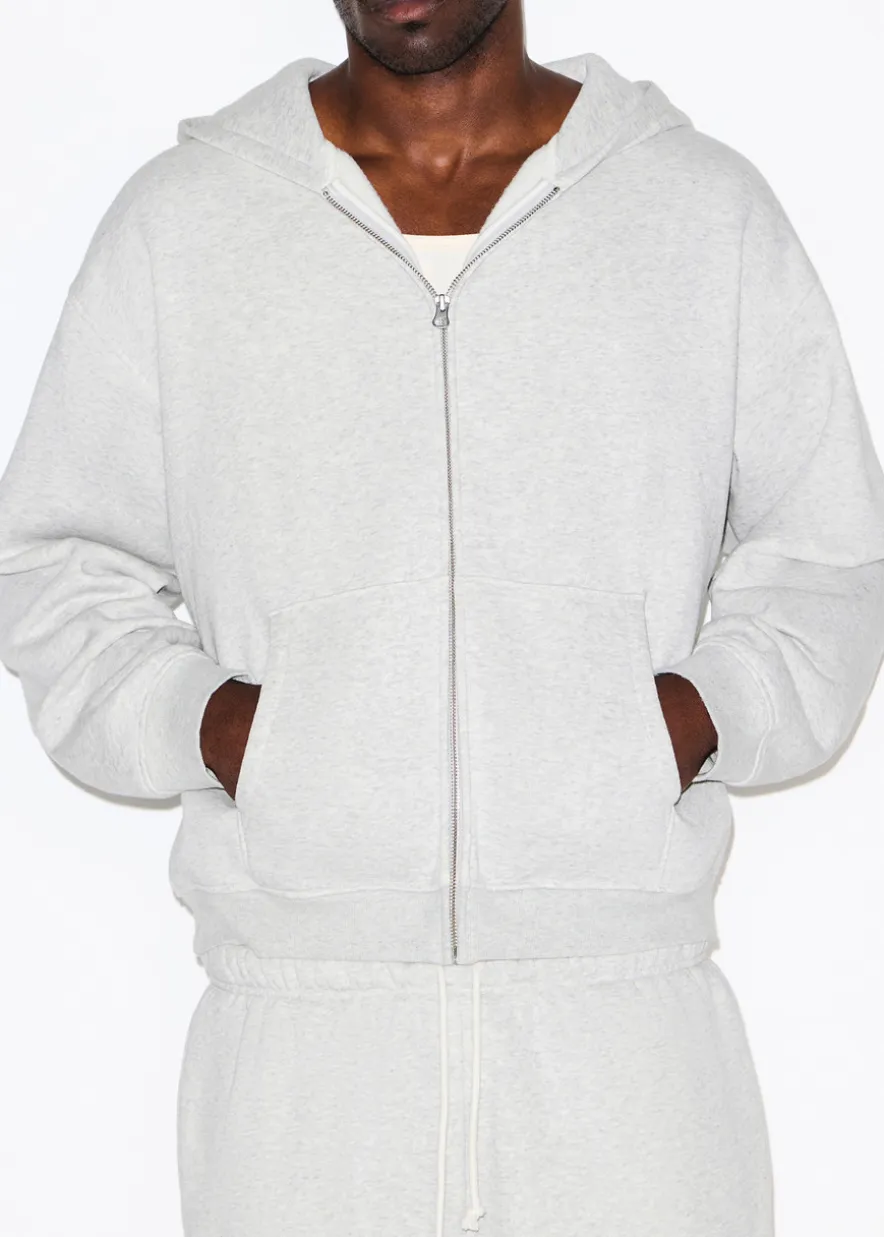 Relaxed cotton-blend sweatshirt