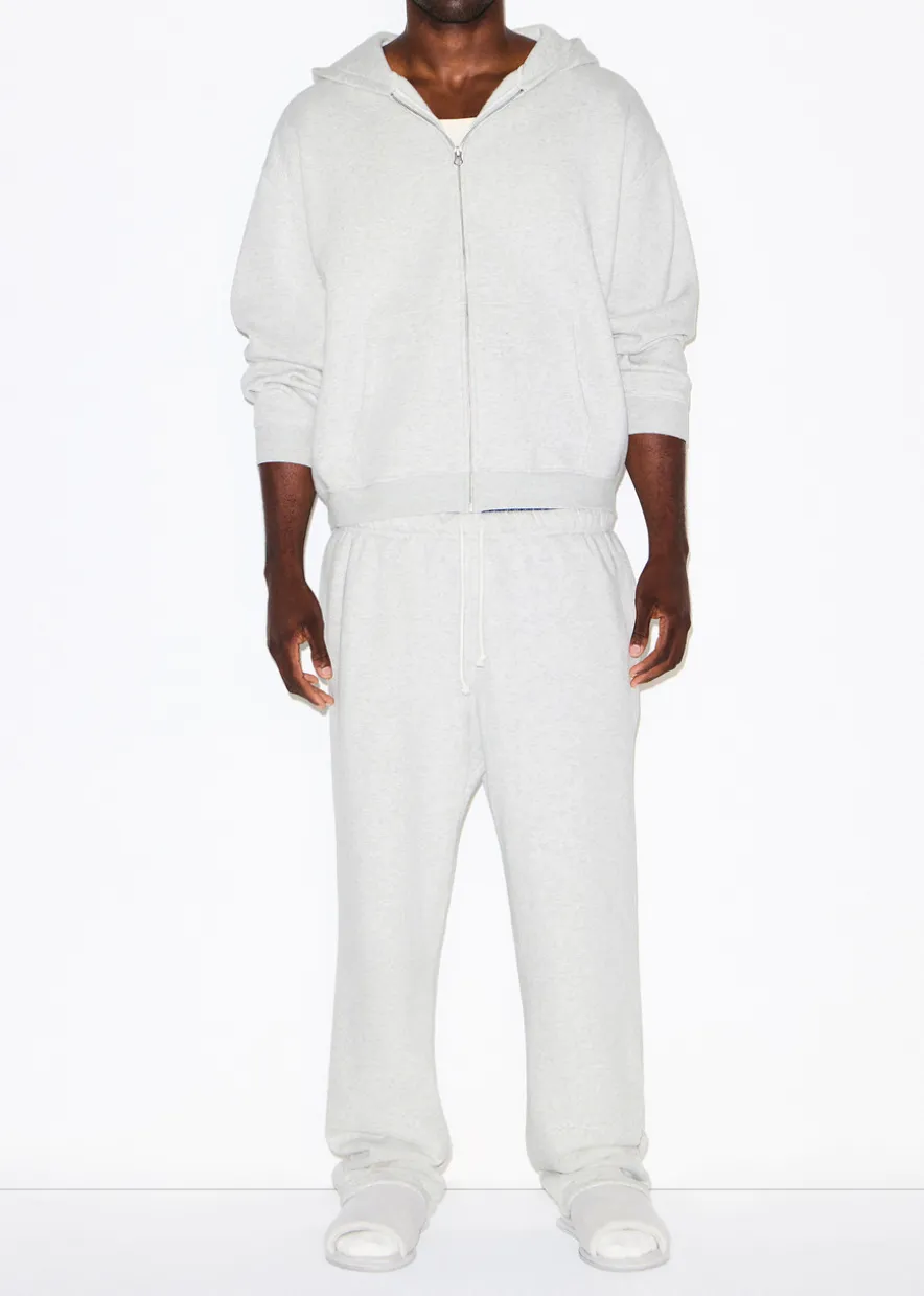 Relaxed cotton-blend sweatshirt
