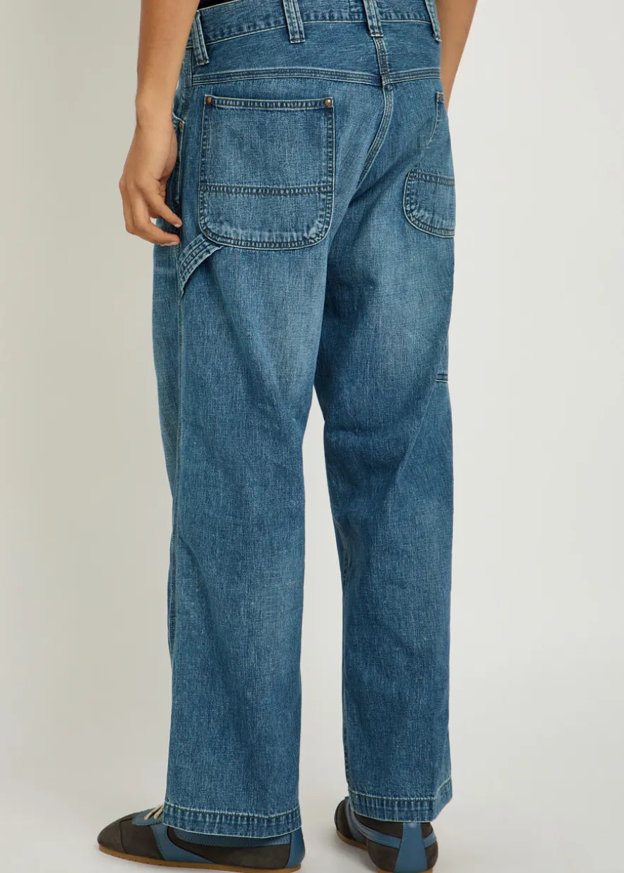 Relaxed straight-leg jeans