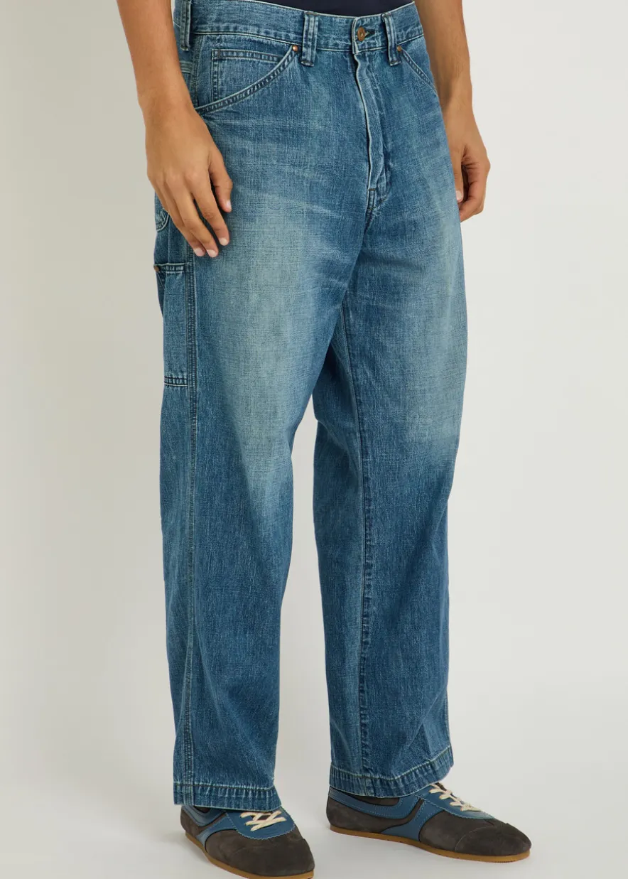 Relaxed straight-leg jeans