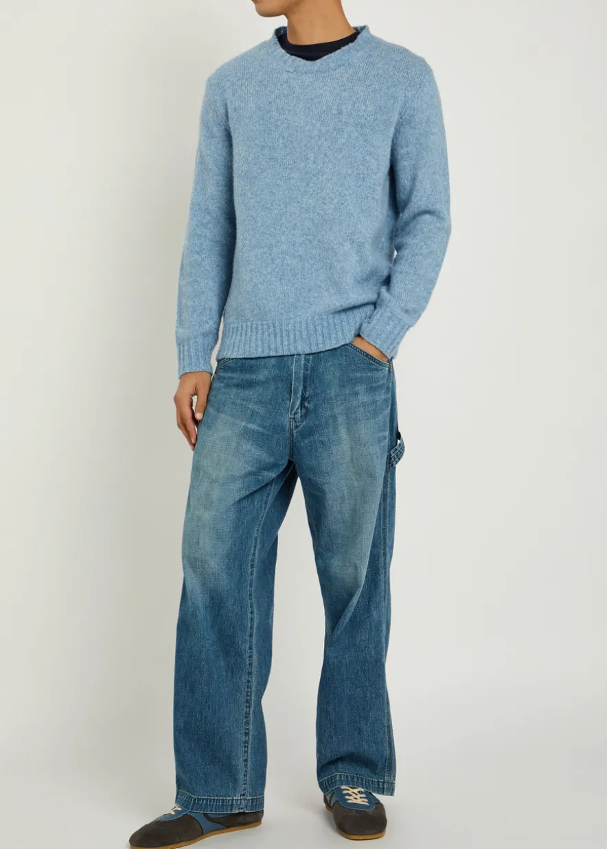 Relaxed straight-leg jeans