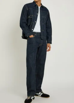Relaxed straight-leg jeans