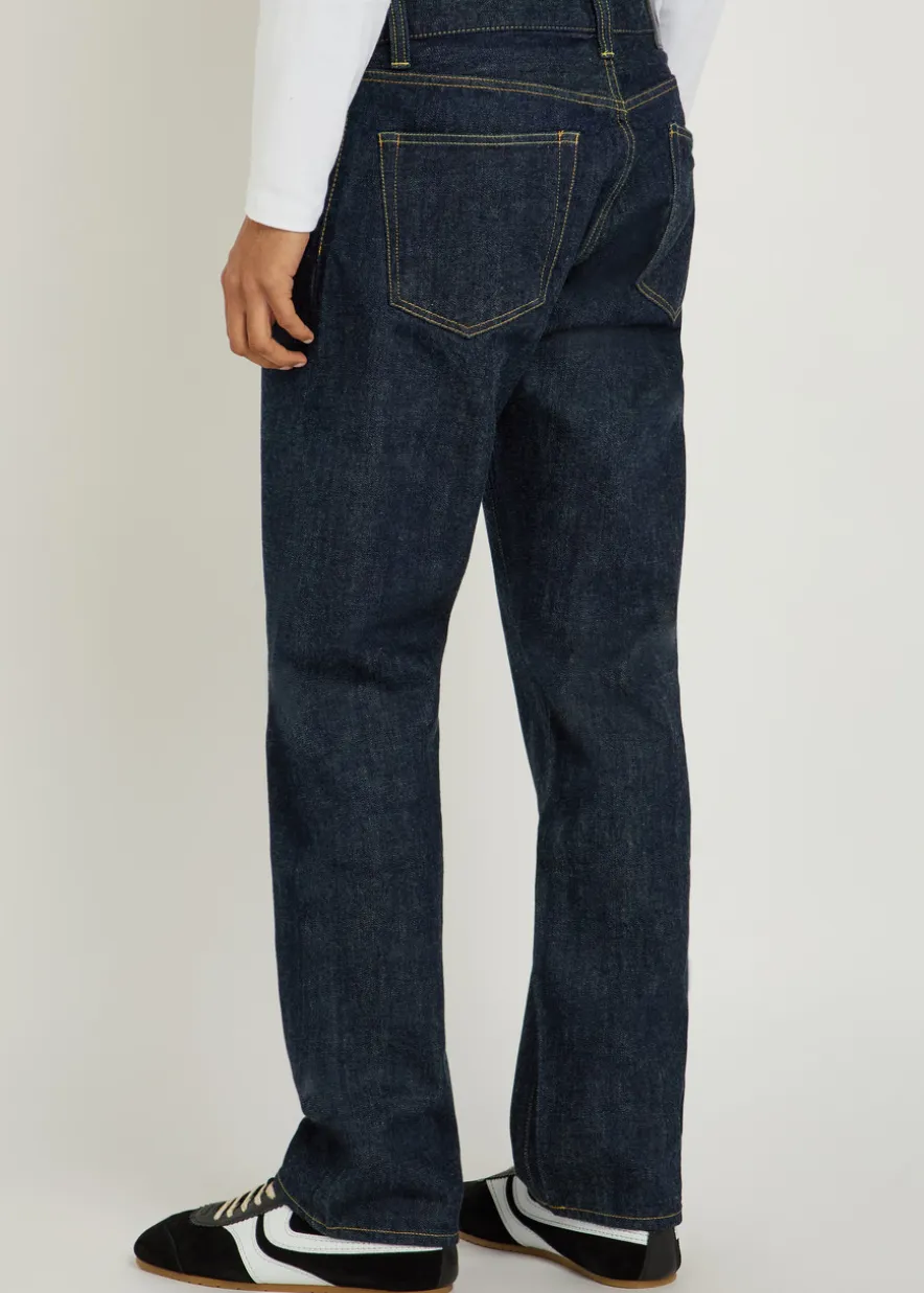 Relaxed straight-leg jeans