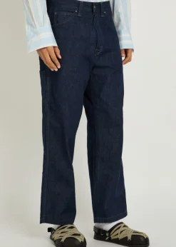 Relaxed straight-leg jeans