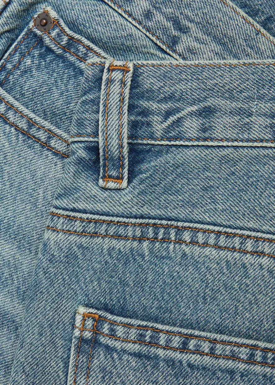 Relaxed straight-leg jeans