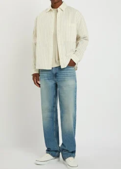 Relaxed straight-leg jeans