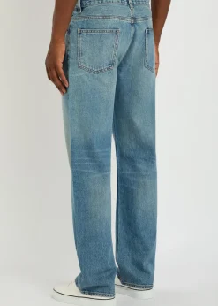 Relaxed straight-leg jeans