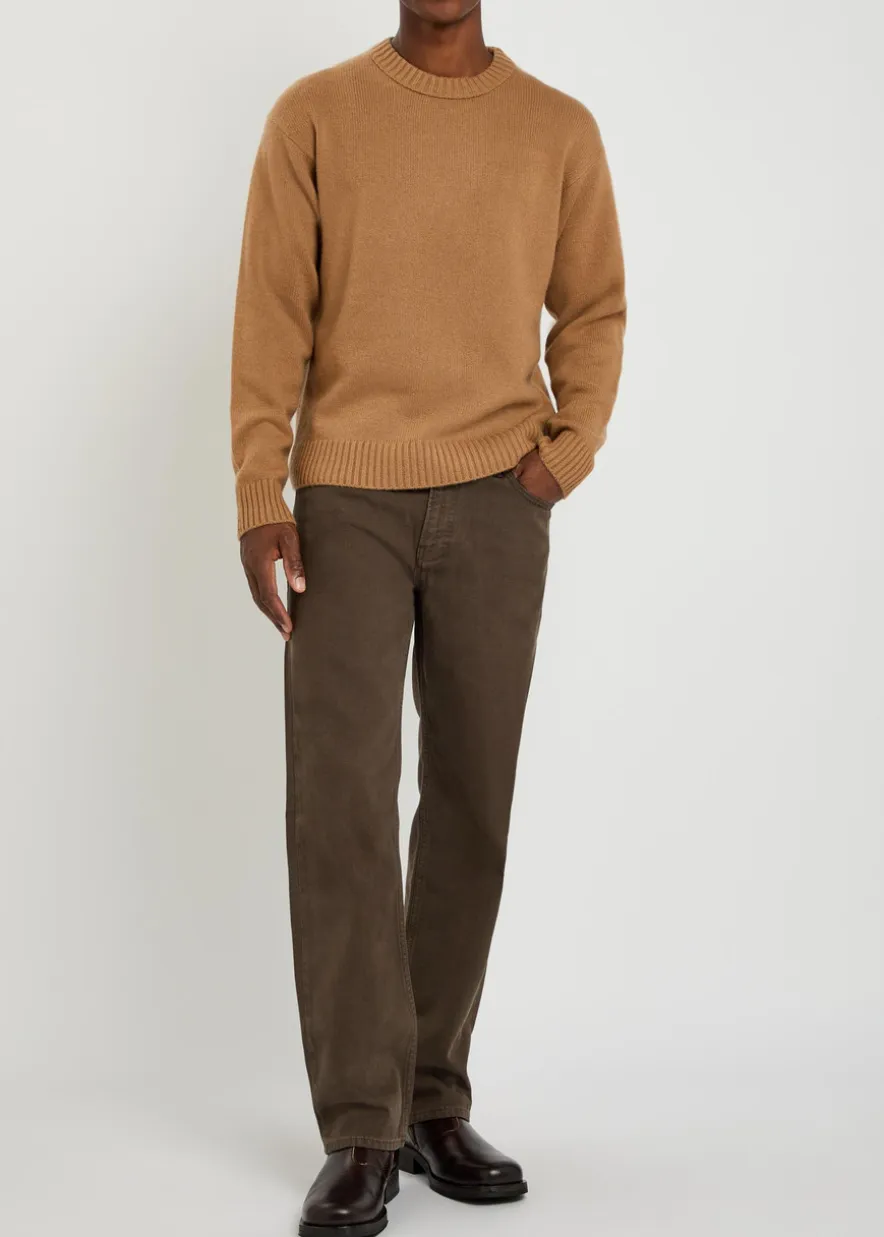 Relaxed straight-leg jeans