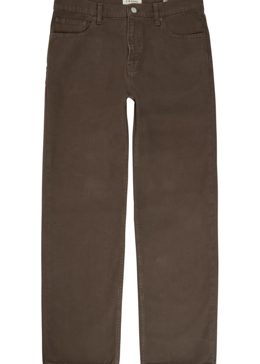 Relaxed straight-leg jeans
