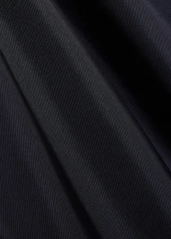 Relaxed straight-leg silk trousers