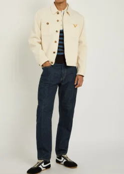 Relaxed tapered-leg jeans