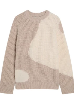 Remi colour-blocked wool jumper