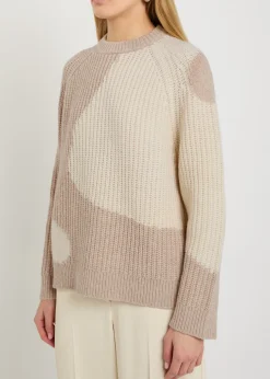 Remi colour-blocked wool jumper