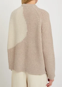 Remi colour-blocked wool jumper