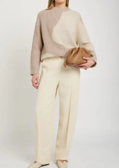 Remi colour-blocked wool jumper