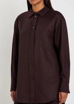Remi oversized wool shirt