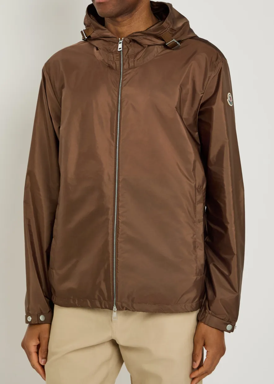 Remoray hooded nylon jacket