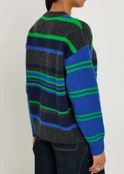 Rene striped merino wool jumper