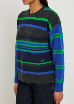 Rene striped merino wool jumper