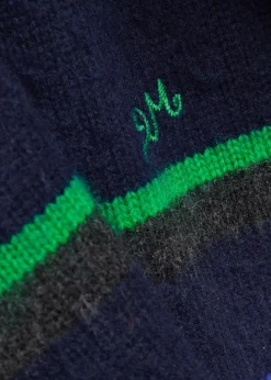 Rene striped merino wool jumper