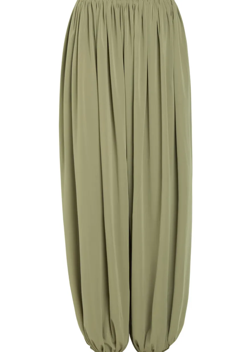 Renier gathered tissue jersey balloon trousers