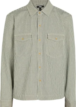 Renzi striped denim jacket