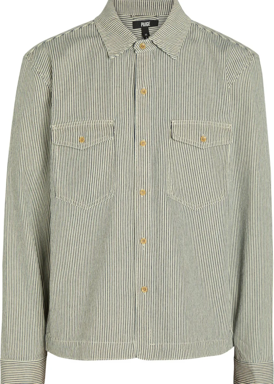 Renzi striped denim jacket