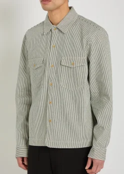 Renzi striped denim jacket