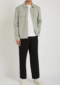 Renzi striped denim jacket