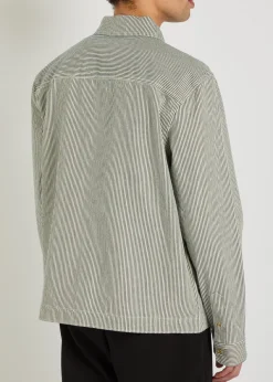 Renzi striped denim jacket