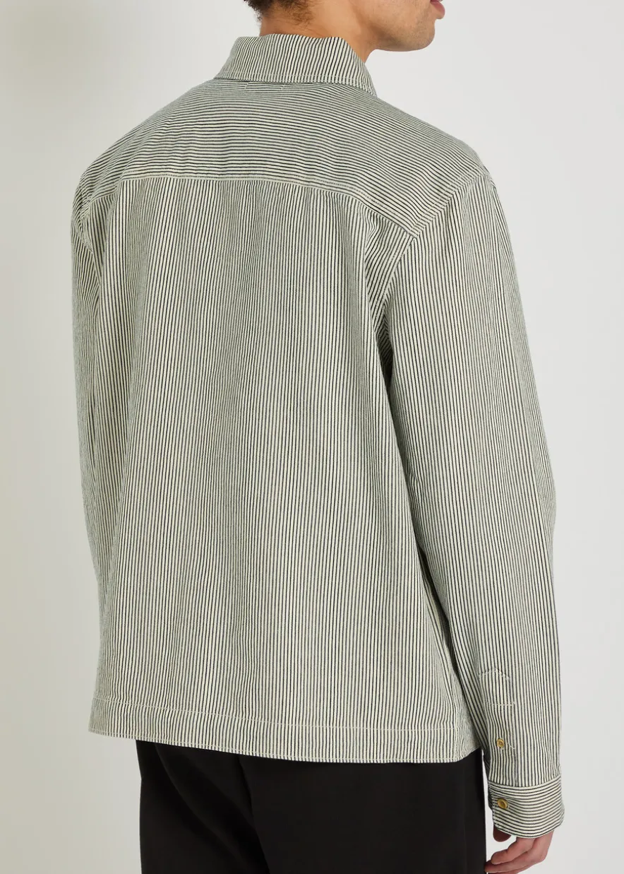 Renzi striped denim jacket