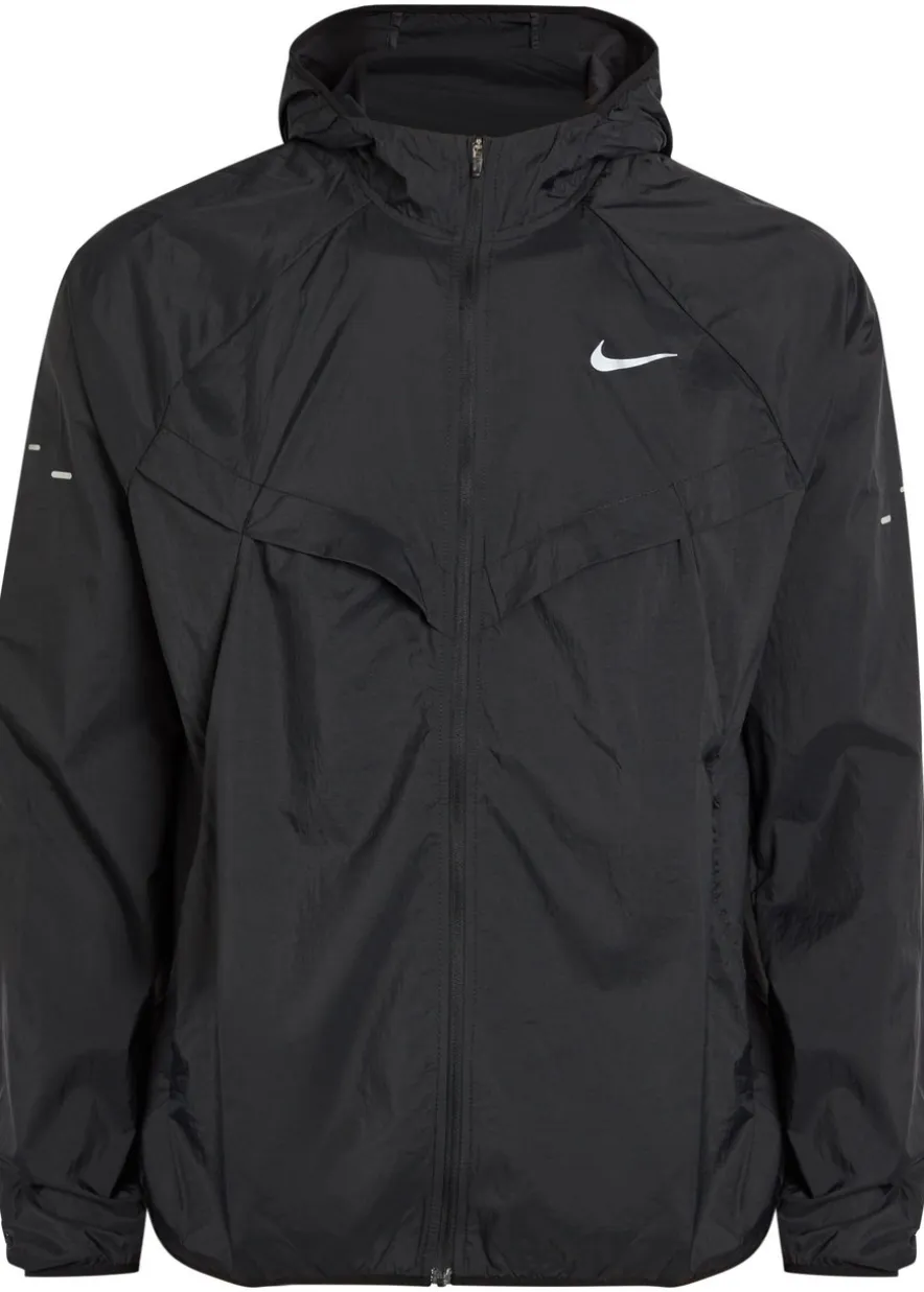 Repel UV hooded running jacket