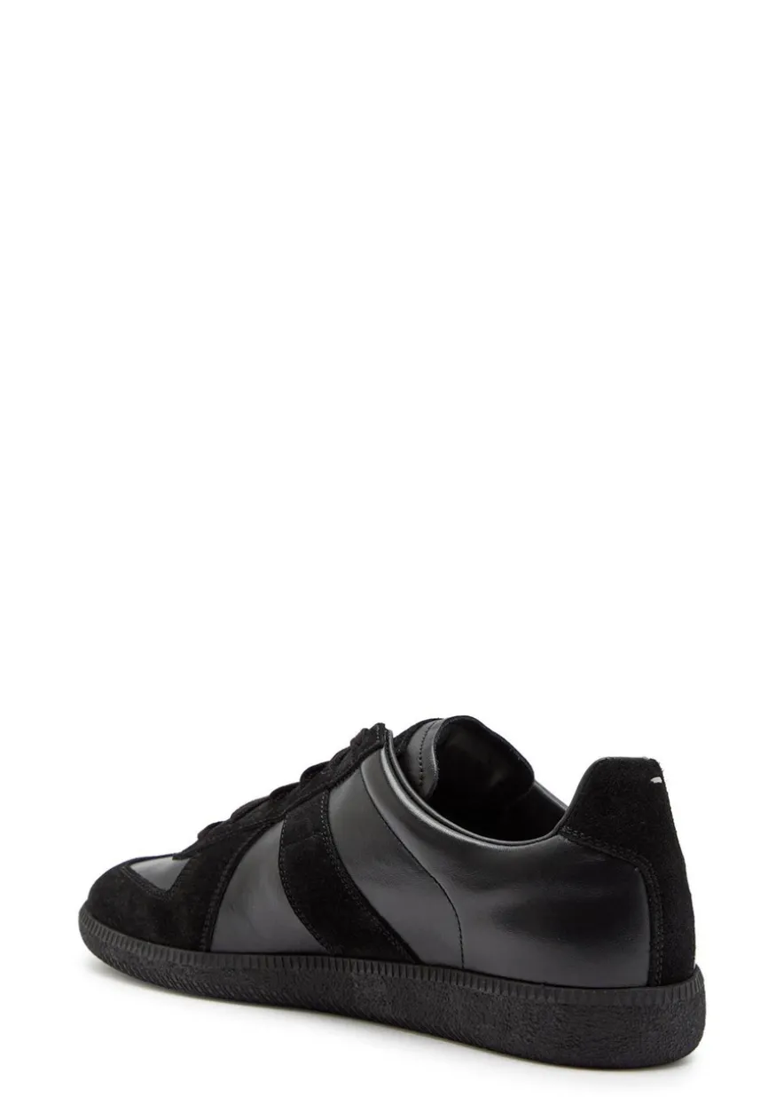 Replica panelled leather sneakers