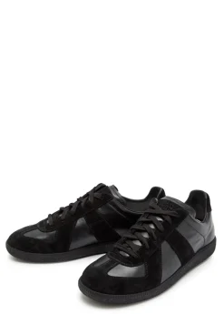 Replica panelled leather sneakers
