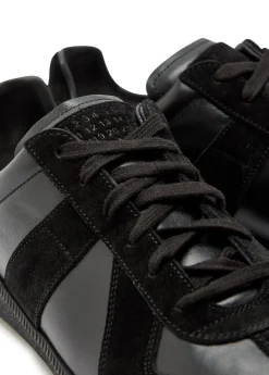 Replica panelled leather sneakers