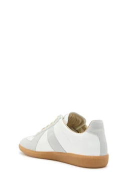 Replica panelled leather sneakers