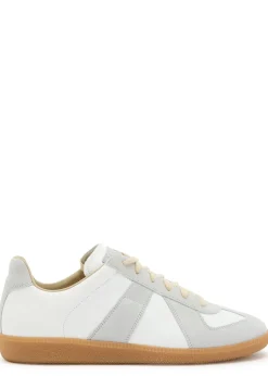 Replica panelled leather sneakers