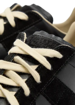 Replica panelled leather sneakers