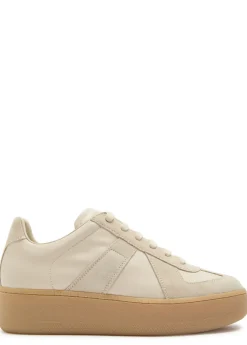 Replica Wedge panelled leather sneakers