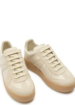 Replica Wedge panelled leather sneakers