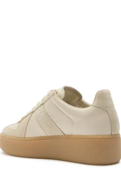 Replica Wedge panelled leather sneakers