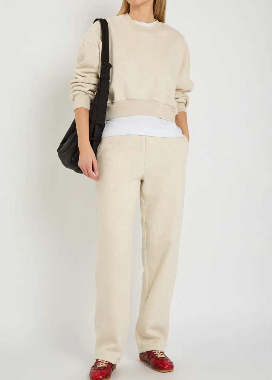 Restore straight-leg cotton-blend sweatpants