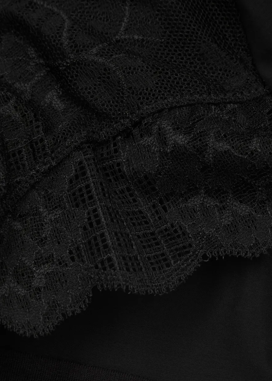 Reve panelled lace briefs