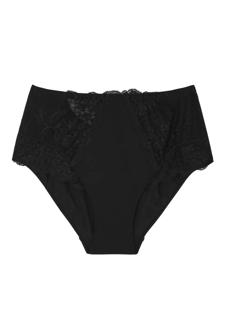 Reve panelled lace briefs