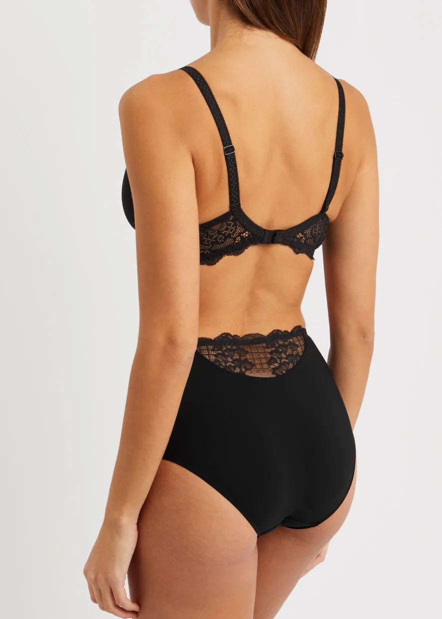 Reve panelled lace briefs